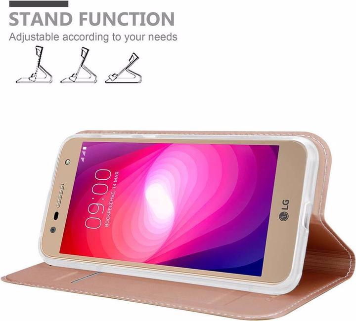 Actual product image Cadorabo Book Classy Style Cover (LG X Power 2)
