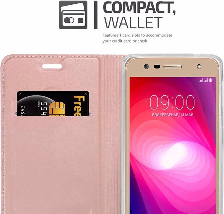Actual product image Cadorabo Book Classy Style Cover (LG X Power 2)