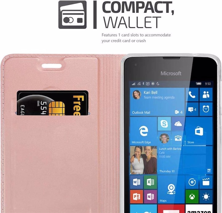 Produktbild Cadorabo Book Classy Style Cover (Microsoft Lumia 550)