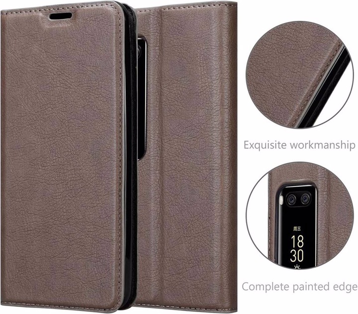 Actual product image Cadorabo Book Invisible Magnet Cover (Meizu Pro 7)