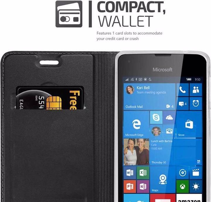 Actual product image Cadorabo Book Classy Style Cover (Microsoft Lumia 550)