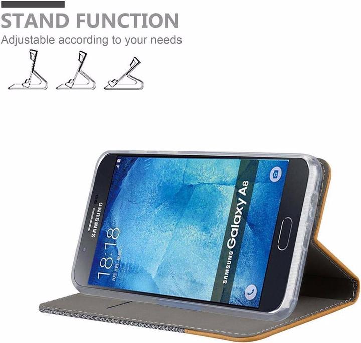 Image du produit Cadorabo Couverture look jeans Book (Samsung Galaxy A8 (2018))