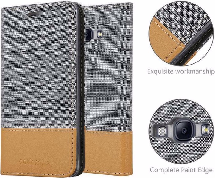 Produktbild Cadorabo Book Jeans Optik Cover (Samsung Galaxy A8 (2018))