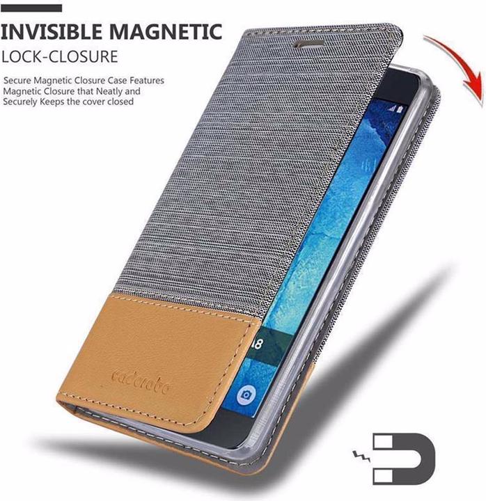 Image du produit Cadorabo Couverture look jeans Book (Samsung Galaxy A8 (2018))
