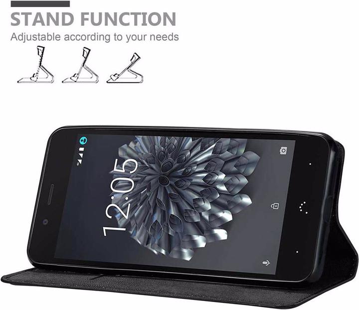 Produktbild Cadorabo Book Invisible Magnet Cover (BQ Aquaris X5 Plus)
