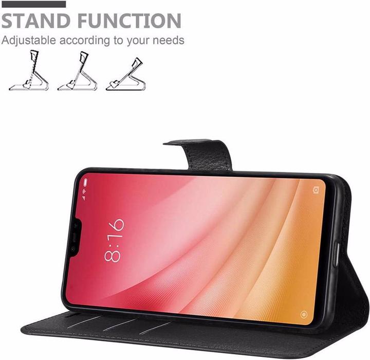 Actual product image Cadorabo Book with stand function cover (Mi 8 Lite)
