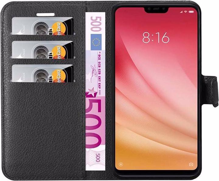 Actual product image Cadorabo Book with stand function cover (Mi 8 Lite)