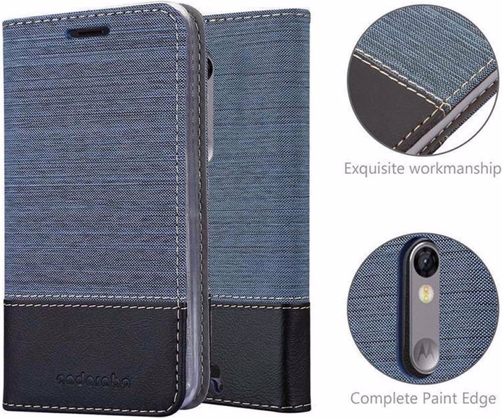Actual product image Cadorabo Book Jeans Optics Cover (Motorola Moto X3)