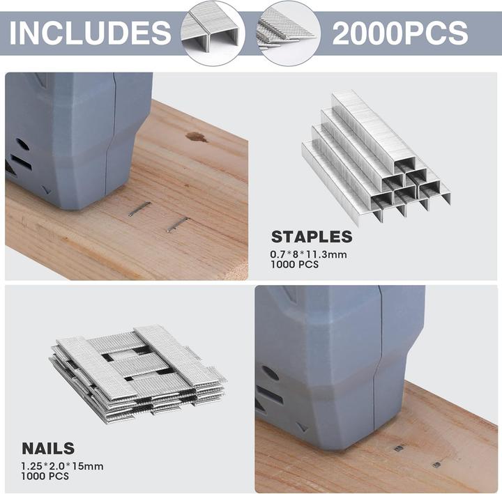 Actual product image Workpro Akku-Tacker & Nagelpistole (Nail gun, Tacker)