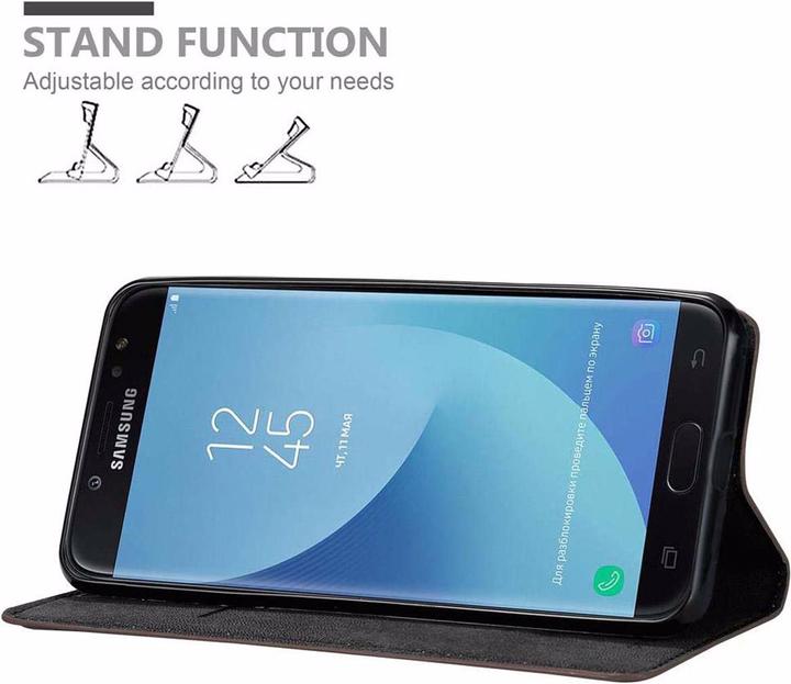 Actual product image Cadorabo Book Invisible Magnet Cover (Samsung Galaxy J7 2018)