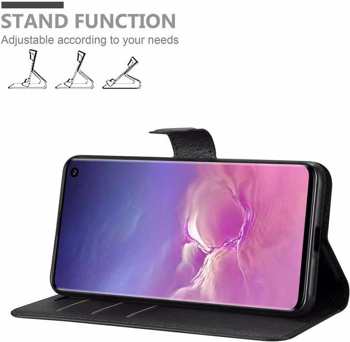 Actual product image Cadorabo Book with stand function cover (Samsung Galaxy S10)