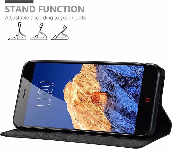 Actual product image Cadorabo Book Invisible Magnet Cover (ZTE Nubia N1)