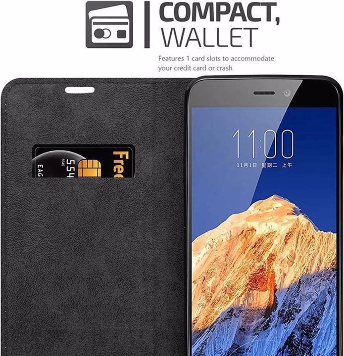 Actual product image Cadorabo Book Invisible Magnet Cover (ZTE Nubia N1)
