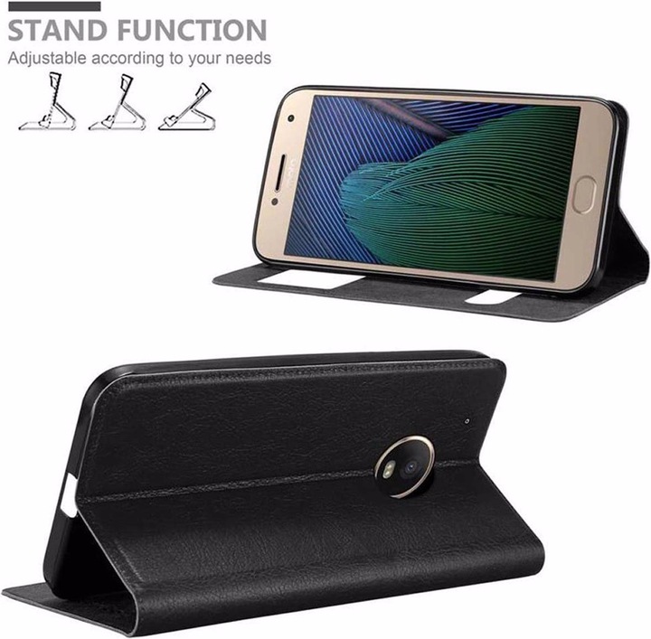 Produktbild Cadorabo Book mit View Doppelfenster Cover (Motorola Moto G5S Plus)