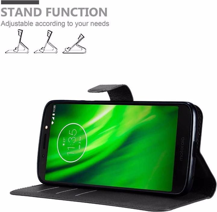 Immagine prodotto Cadorabo Libro con copertina con funzione di stand (Motorola Moto E5, Motorola Moto G6 Play)