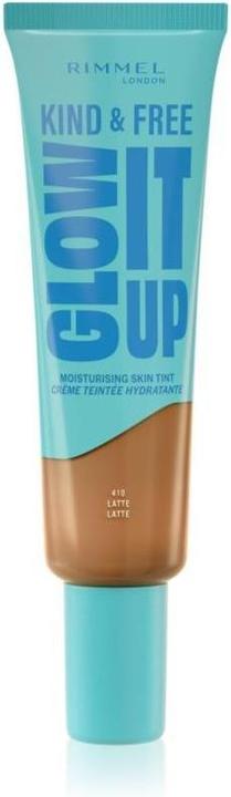 Rimmel London Kind & Free Glow It Up Moisturising Skin Tint (410 Latte)