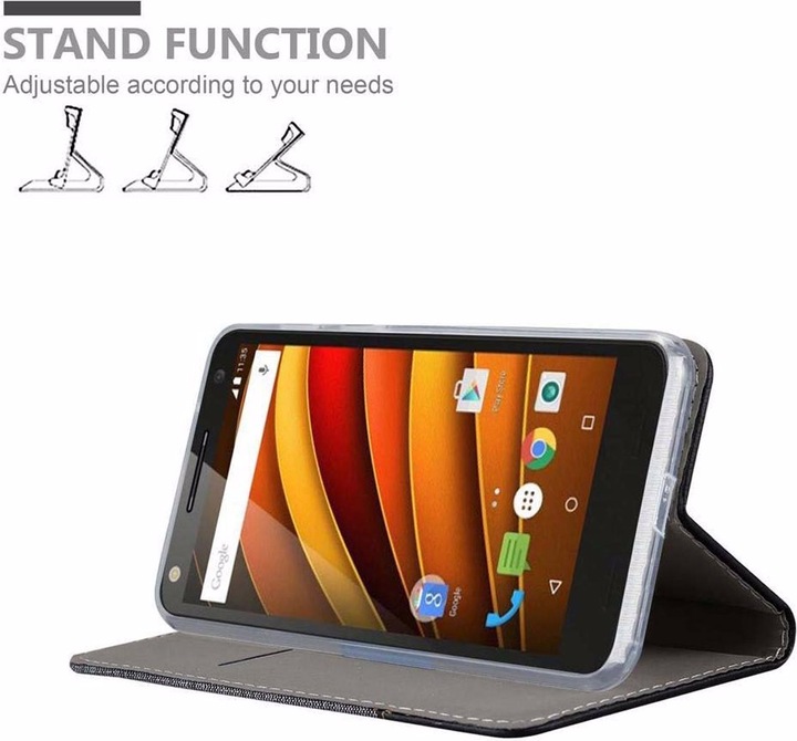 Produktbild Cadorabo Book Jeans Optik Cover (Motorola Moto X3)