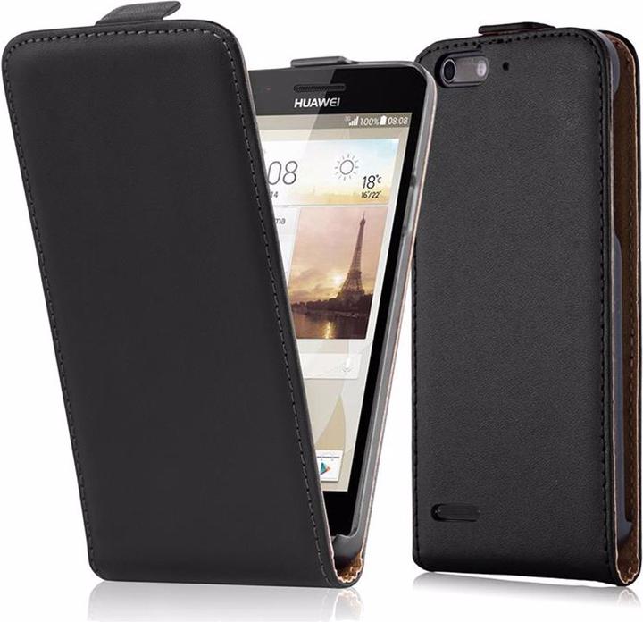 Image du produit Cadorabo Couverture Flip Lisse (Huawei Ascend P6 Mini)
