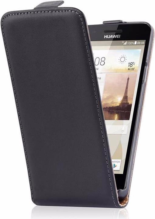Image du produit Cadorabo Couverture Flip Lisse (Huawei Ascend P6 Mini)