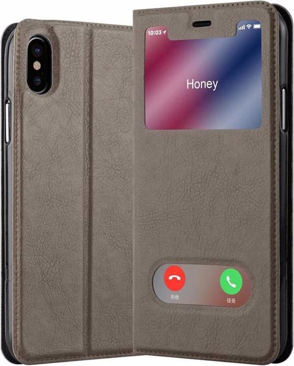 Produktbild Cadorabo Book mit View Doppelfenster Cover (Apple iPhone XS Max)