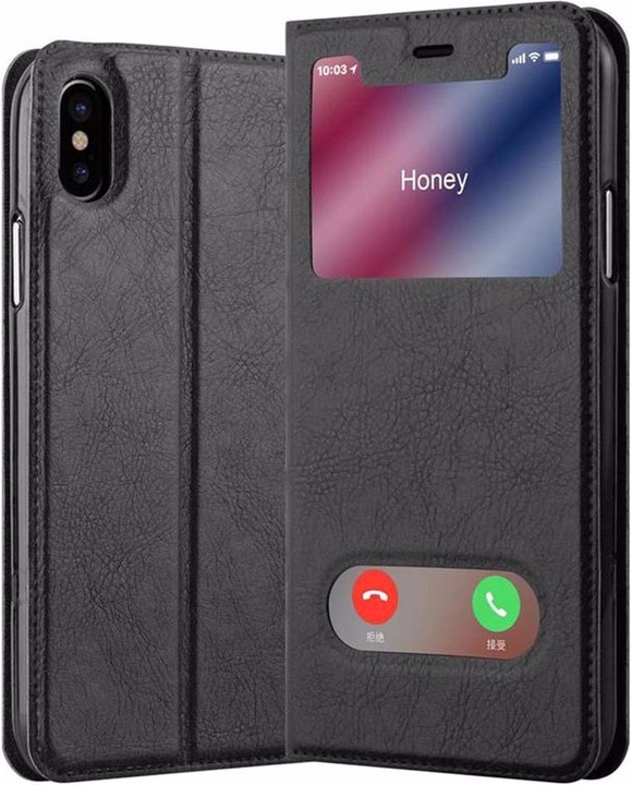Produktbild Cadorabo Book mit View Doppelfenster Cover (Apple iPhone XS Max)
