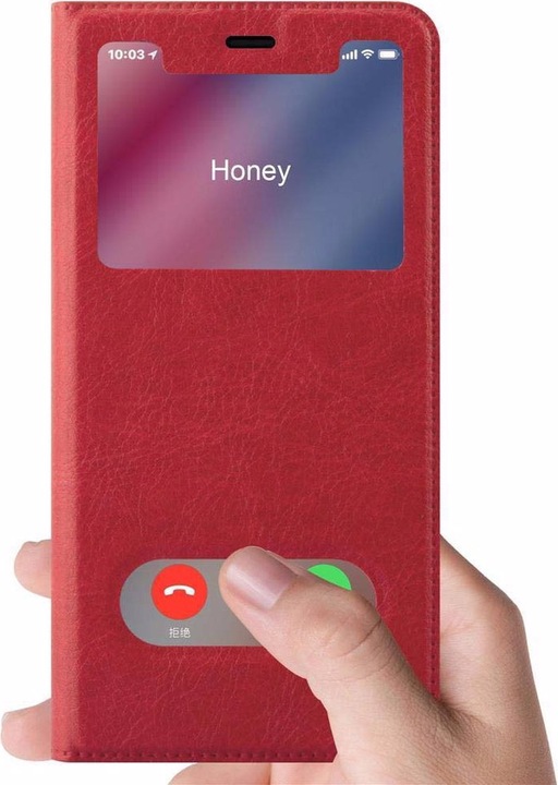 Produktbild Cadorabo Book mit View Doppelfenster Cover (Apple iPhone XR)