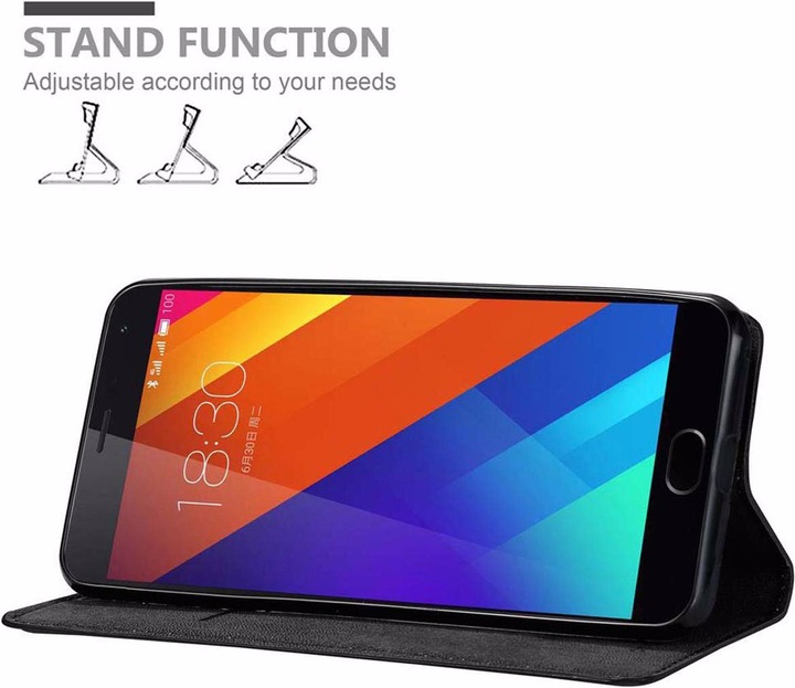 Actual product image Cadorabo Book Invisible Magnet Cover (Meizu MX5)