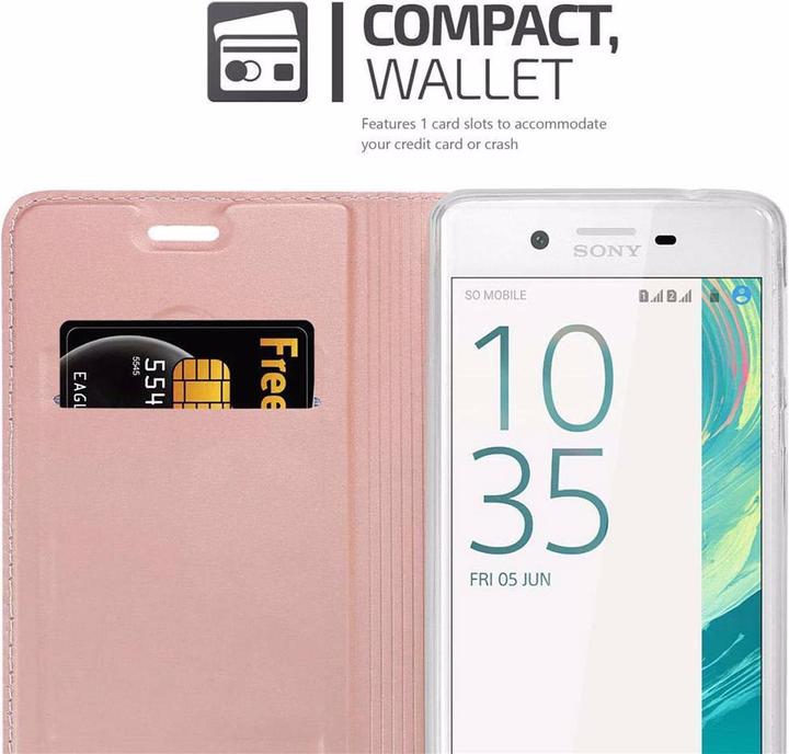 Actual product image Cadorabo Book Classy Style Cover (Sony Xperia X)