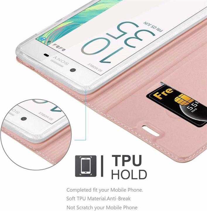 Actual product image Cadorabo Book Classy Style Cover (Sony Xperia X)