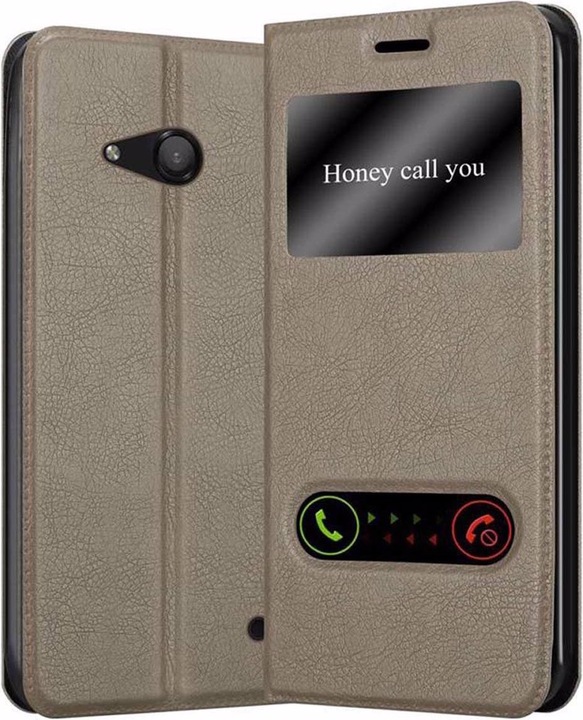 Actual product image Cadorabo Book with View double window cover (Microsoft Lumia 550)