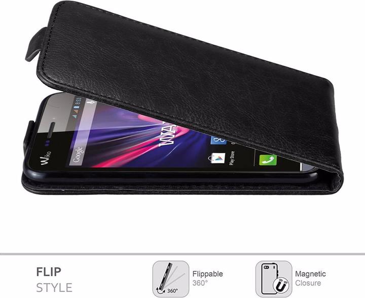 Actual product image Cadorabo Flip Smooth Cover (Wiko Wax)