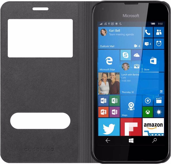 Produktbild Cadorabo Book mit View Doppelfenster Cover (Microsoft Lumia 550)