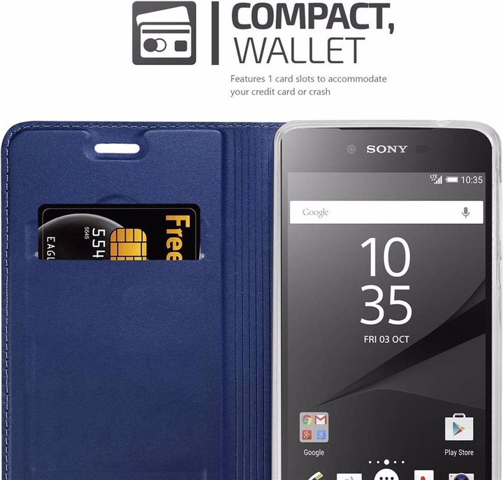 Actual product image Cadorabo Book Classy Style Cover (Sony Xperia Z5 Premium)