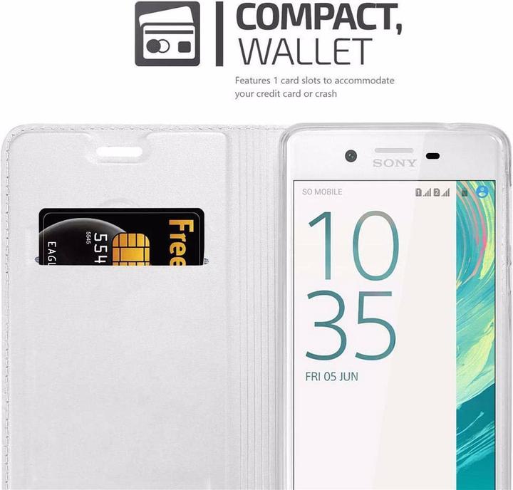 Actual product image Cadorabo Book Classy Style Cover (Sony Xperia X)