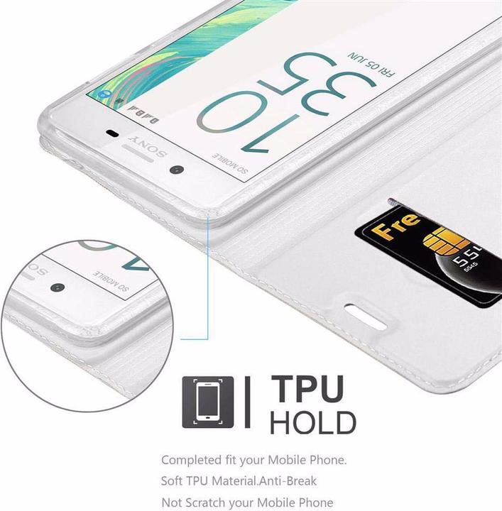 Actual product image Cadorabo Book Classy Style Cover (Sony Xperia X)