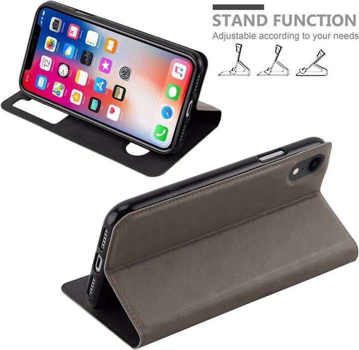 Produktbild Cadorabo Book mit View Doppelfenster Cover (Apple iPhone XR)
