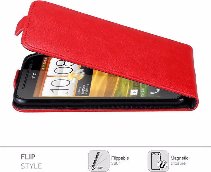 Actual product image Cadorabo Flip Smooth Cover (HTC One)