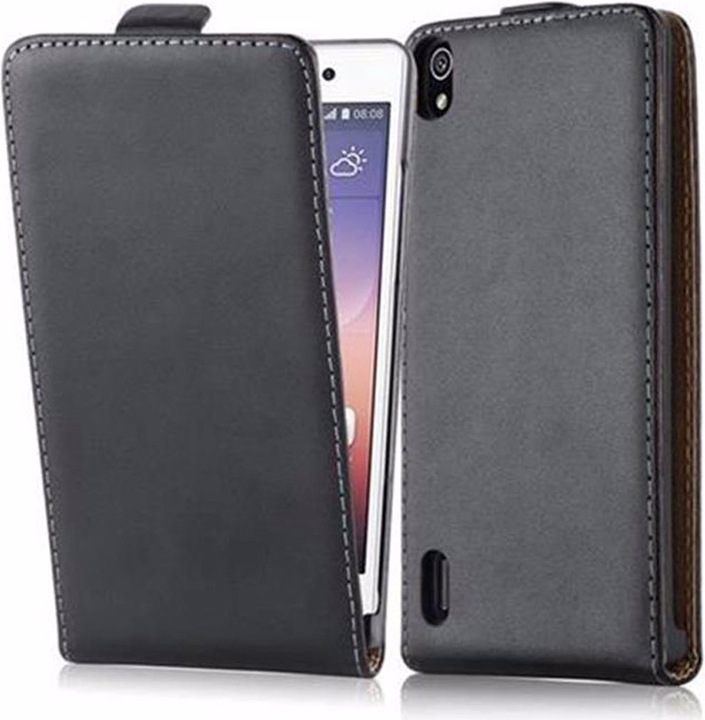 Actual product image Cadorabo Flip Smooth Cover (Huawei Ascend P7)