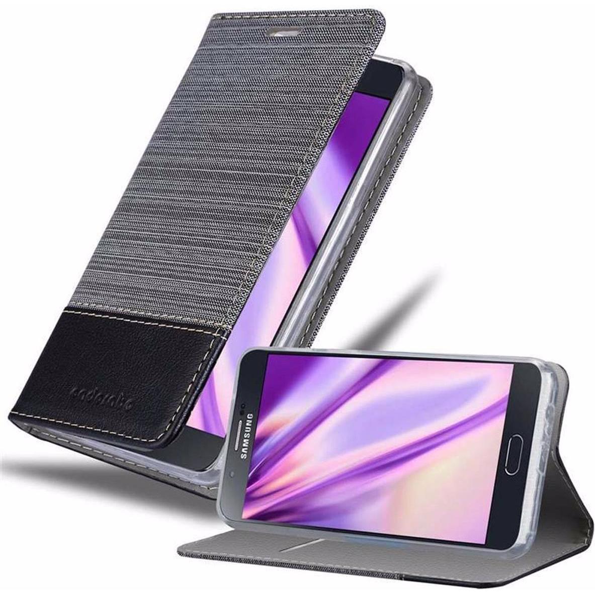 Thumbnail - Cadorabo Book Jeans Optik Cover (Samsung Galaxy A8 (2018)), Smartphone Hülle, Grau