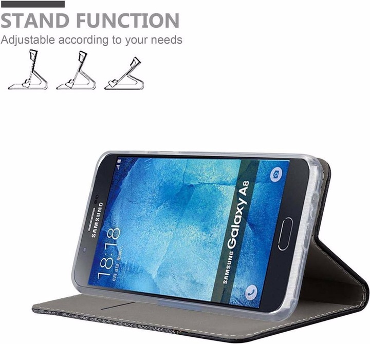 Produktbild Cadorabo Book Jeans Optik Cover (Samsung Galaxy A8 (2018))
