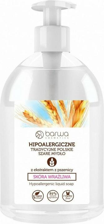 Barwa Hue - Hypoallergenic Traditional Grey Liquid Soap With Z Extract (Flüssigseife, 500 ml)