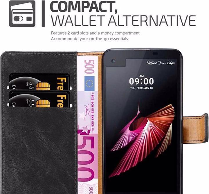 Actual product image Cadorabo Book Luxury Cover (LG X Screen)