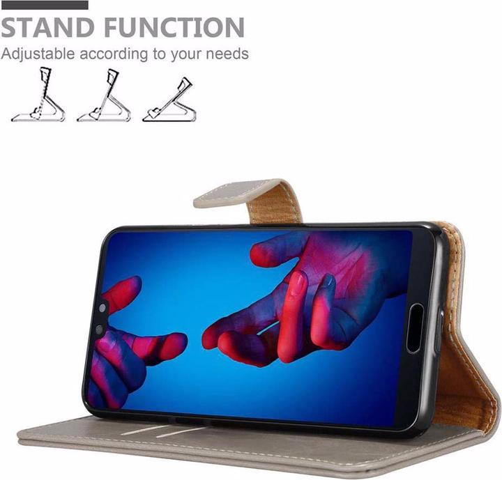 Actual product image Cadorabo Book Luxury Cover (Huawei P20)