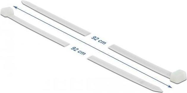 Productafbeelding Delock Kabelbinder - 92 cm - wit (pak (920 mm, 10 Pcs.)
