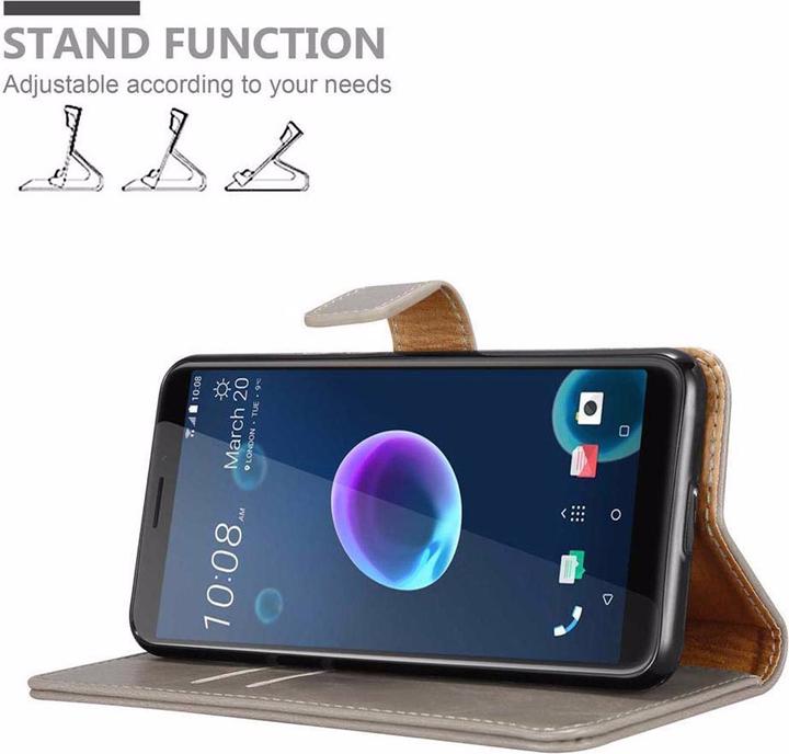 Actual product image Cadorabo Book Luxury Cover (HTC Desire 12)