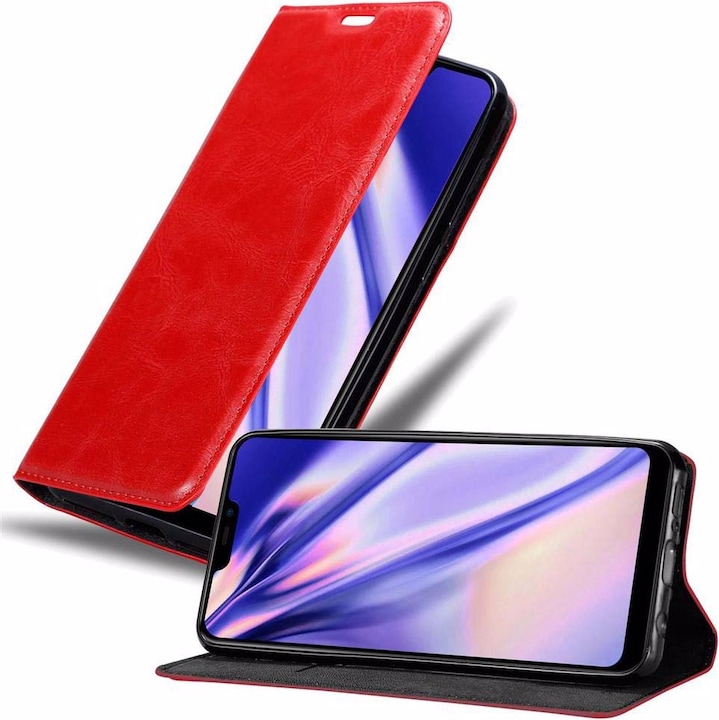 Actual product image Cadorabo Book Invisible Magnet Cover (Vivo Y81i)
