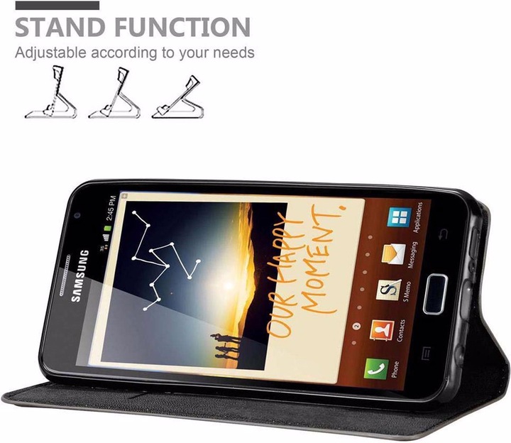 Actual product image Cadorabo Book Invisible Magnet Cover (Samsung Galaxy NOTE 1)