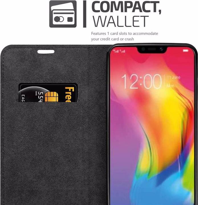 Actual product image Cadorabo Book Invisible Magnet Cover (Vivo Y83)