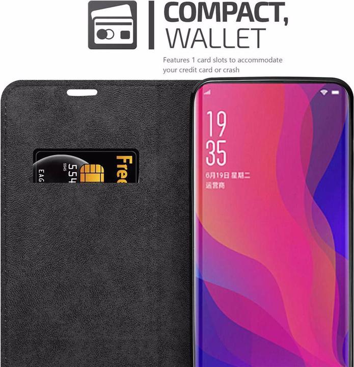Image du produit Cadorabo Book Couverture magnétique invisible (Oppo Find X)