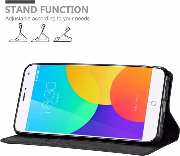 Actual product image Cadorabo Book Invisible Magnet Cover (Meizu MX4)